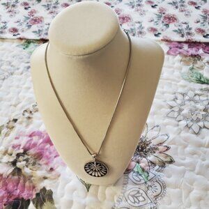 SILVER AND BLACK NECKLACE-NWOT